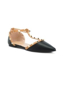Image of sale on Studded Ankle Wrap Flats