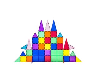 Image of sale on 61-Piece 3D Magnetic Building Tile Play Set