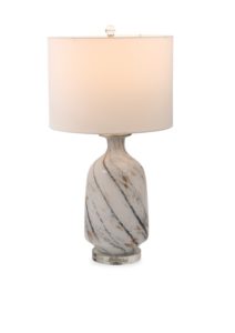 Image of sale on Glass Table Lamp With Crystal Base