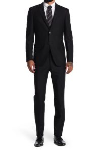 Image of sale on Solid Notch Collar Wool Suit