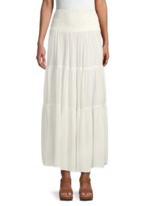 Image of sale on Smocked Tiered Skirt