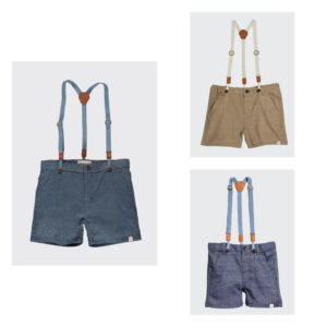 Image of sale on Boy’s Captain Shorts w/ Suspenders, Size 0-18M