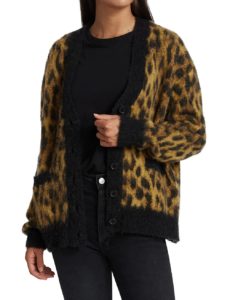 Image of sale on Oversized Cheetah Cardigan