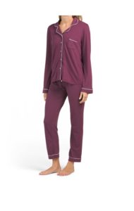 Image of sale on 2pc Yummy Notch Collar Pj Set