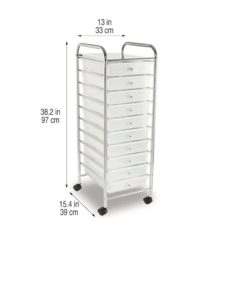 Image of sale on 10 Drawer Rolling Cart by Simply Tidy™