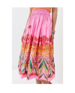 Image of sale on Embroidered Midi Skirt