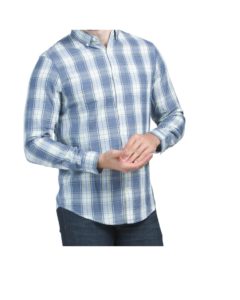Image of sale on Medium Plaid Long Sleeve Woven Shirt