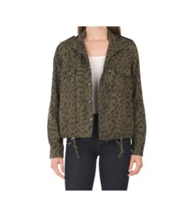 Image of sale on Snap Leopard Jacket