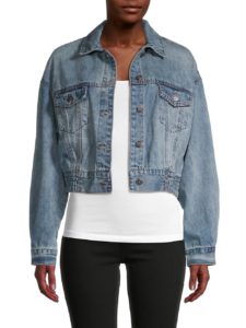 Image of sale on Cropped Denim Jacket
