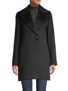 Image of sale on Solid-Color Coat & Removable Bib