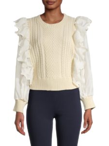 Image of sale on Ruffle Sweater