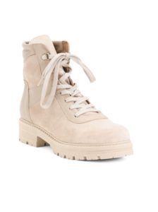 Image of sale on Leather And Suede Laced Up Boots