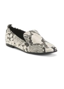 Image of sale on Snake Print Elastic Slip On Flats