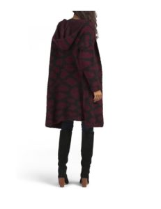 Image of sale on Printed Hooded Coatigan