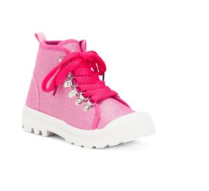 Image of sale on Big Girl Little Girl Glitter High Top Sneakers