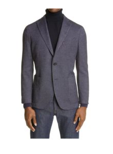 Image of sale on Trim Fit Bird’s Eye Wool & Cotton Blend Sport Coat 48-56