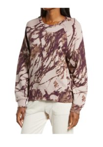 Image of sale on Jamie Ink Print Crewneck Sweatshirt xs,s