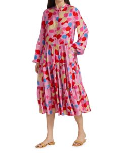 Image of sale on Abstract Watercolor Midi Dress
