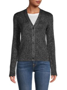 Image of sale on 60s Slim-Fit Metallic Cardigan