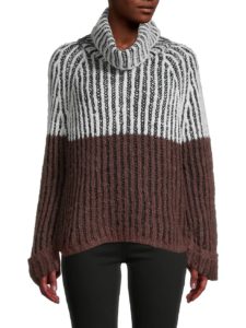 Image of sale on Daytona Chunky Colorblock Knit Sweater