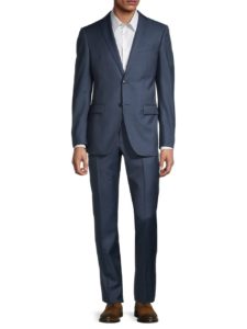 Image of sale on ​Regular-Fit Check Wool Suit