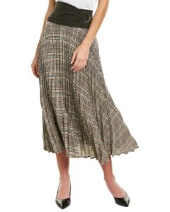 Image of sale on Gracia Tartan A-Line Skirt