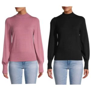 Image of sale on Mockneck Pullover Sweater
