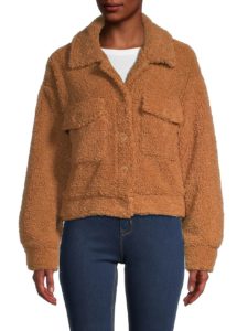 Image of sale on Faux Fur Cropped Jacket