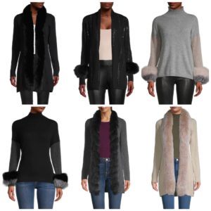 Image of sale on Fur Cardigan/Sweater