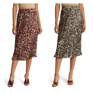 Image of sale on Printed Pleated Skirt