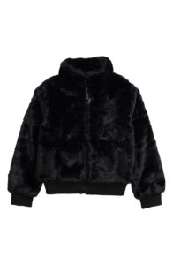 Image of sale on Faux Fur Bomber Jacket