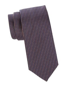Image of sale on Geometric-Print Silk Tie