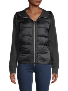 Image of sale on Sarah Front-Quilted Packable Hooded Jacket