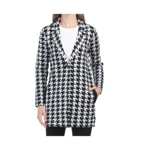 Image of sale on Doubleknit Houndstooth Cardigan