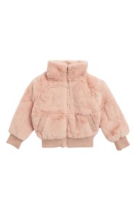 Image of sale on Faux Fur Bomber Jacket size 2-6