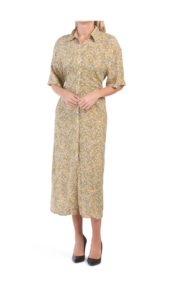 Image of sale on Elbow Sleeve Printed Dress