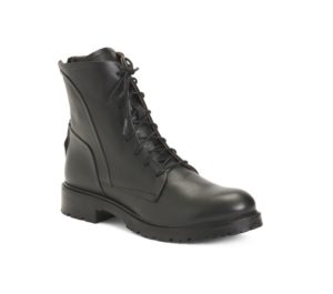 Image of sale on Leather Laced Up Booties