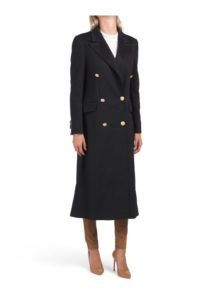 Image of sale on Wool Long Gold Button Coat size 42-48