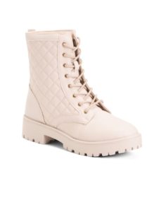 Image of sale on Quilted Lace Up Boots