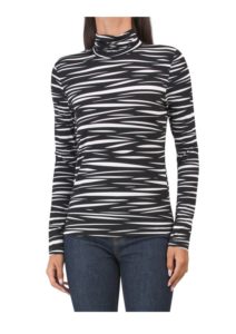 Image of sale on Zebra Turtleneck Top
