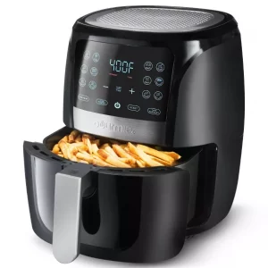 Image of sale on Gourmia 5qt 12-Function Guided Cook Digital Air Fryer – Black