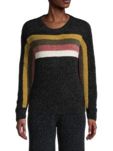 Image of sale on ​Striped Knit Pullover Top
