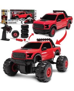 Image of sale on Monster Garage Remote Control Tire Swap 2-in-1 Custom Building Set