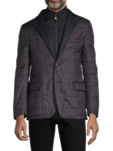 Image of sale on Extrafine Virgin Wool Puffer Blazer