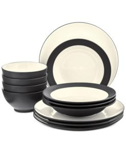 Image of sale on Colorwave 12-Piece Dinnerware Set