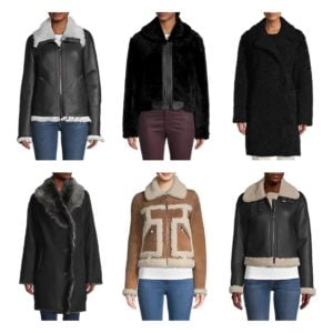 Image of sale on Shearling Jackets up too 62% off