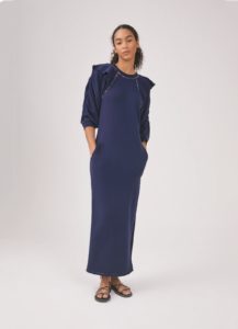 Image of sale on Meghan Ruffle Sweatshirt Dress