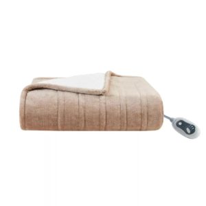 Image of sale on Cuddl Duds® Heated Plush to Sherpa Throw