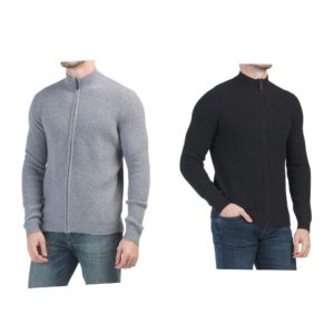 Image of sale on Lambswool Blend Fisherman Ribbed Cardigan