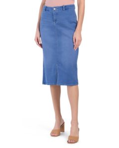 Image of sale on Midi Skirt With Braided Belt Loops